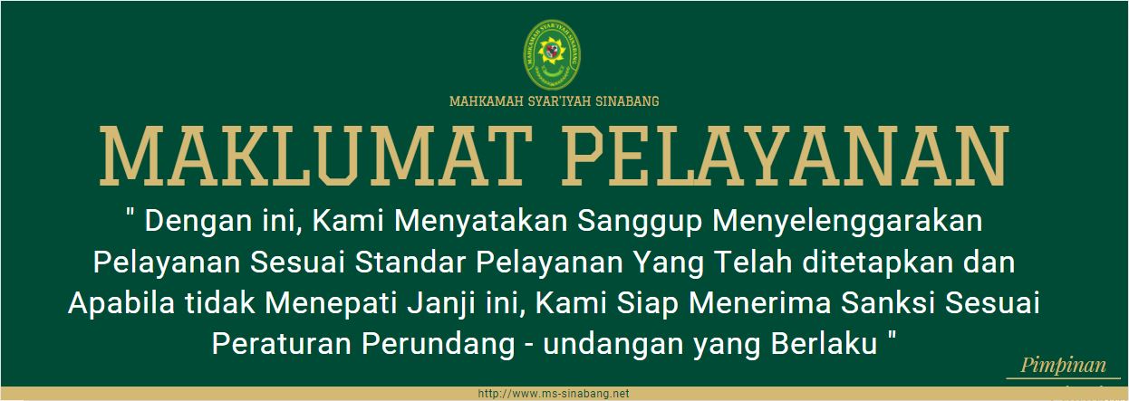 Maklumat Pelayanan